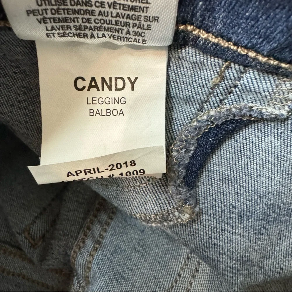 DL1961 Girls Candy Pull-On Denim Leggings Balboa Wash NWT Size 16